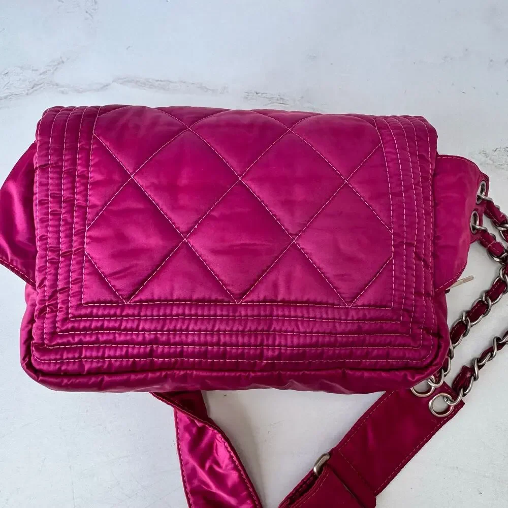 CHANEL Nylon Ski Sport Belt Bag (REWORKED)